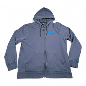 Oakley Sweater Adult EXTRA LARGE Blue Zip Hoodie Factory Pilot Motocross